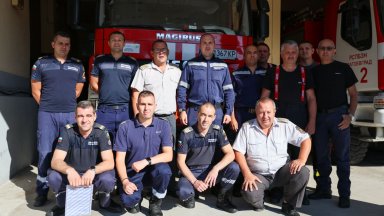 "Един от най-сложните пожари": Наградиха огнеборците, спасили пациентите в болницата в Благоевград