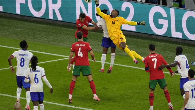 Евро 2024: Португалия - Франция 0:0, край на редовното време (на живо)