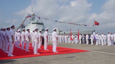 Китай и Русия провеждат заедно военноморско учение в Гуандун
