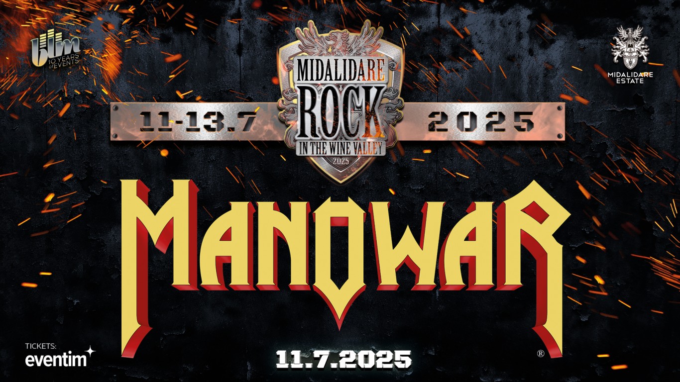 MANOWAR са първият хедлайнер на Midalidare Rock In The Wine Valley 2025