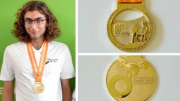 17-годишен българин единствен в света има златни медали от олимпиадите по биология и химия