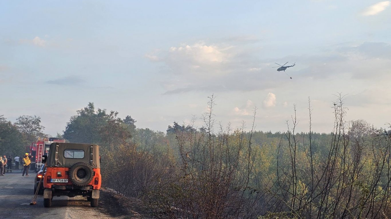 Тракторист е предизвикал пожара край харманлийското село Коларово 