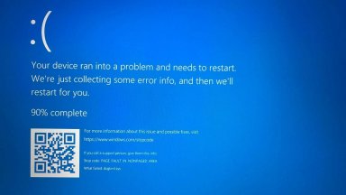 Срив на Windows 10 причини глобален хаос