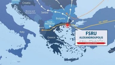 Опасения за доставките през зимата заради забавянето на LNG терминала край Александруполис 