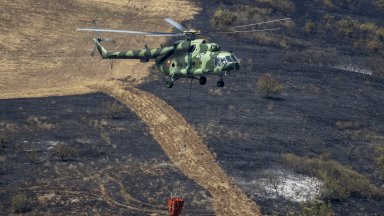 Критична е ситуацията с пожара на българо-гръцката граница 