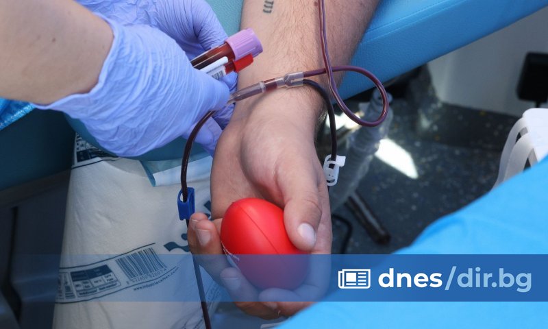 Над 30 сака с кръв и кръвни продукти са прелети