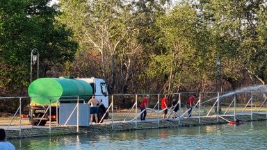 Задържаха скитник за пожара край Гребната база в Пловдив