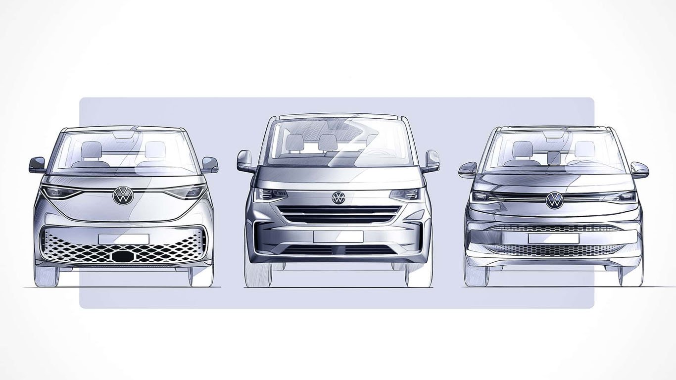Volkswagen ID. Buzz, T7 и Multivan