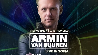 Шоуто на Armin Van Buuren на 30 август се мести на закрито в зала Арена София