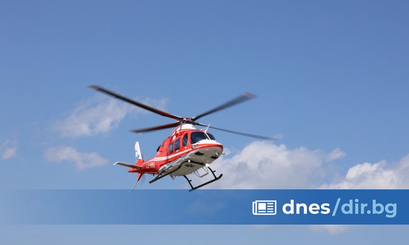 Жена с тежка черепно-мозъчна травма е транспортирана с медицински хеликоптер