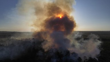 Пожари опустошават югоизточната част на Бразилия