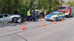 Шофьор предизвика сблъсък с жертва и петима ранени в Севлиево, дрегерът отчете 2,24 промила