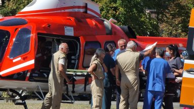 Първо транспортиране на пациент с въздушна линейка от Кърджали