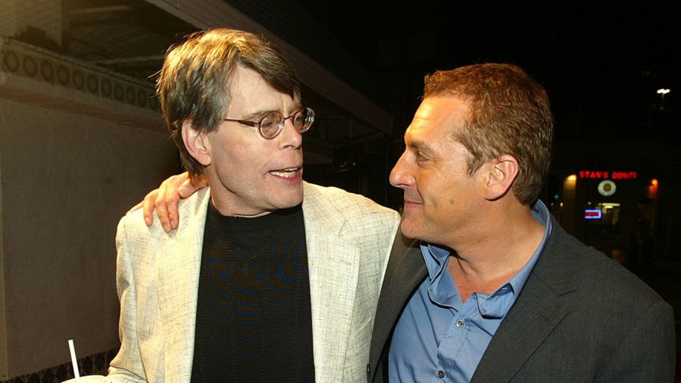 Стивън Кинг на премиерата на