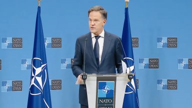 Генералният секретар на НАТО Марк Рюте обяви че срещата на