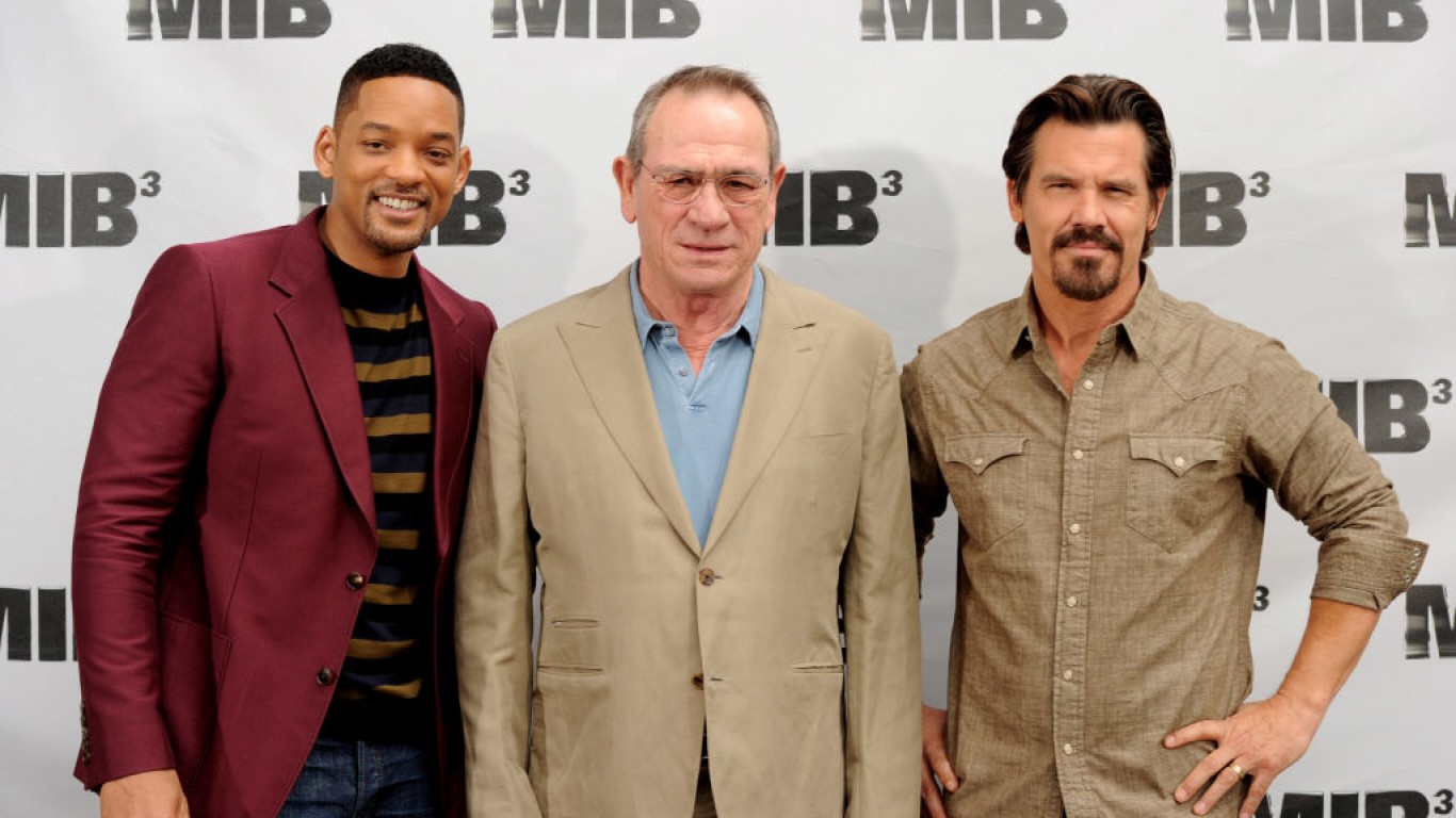 Томи Лий Джоунс на премиерата на