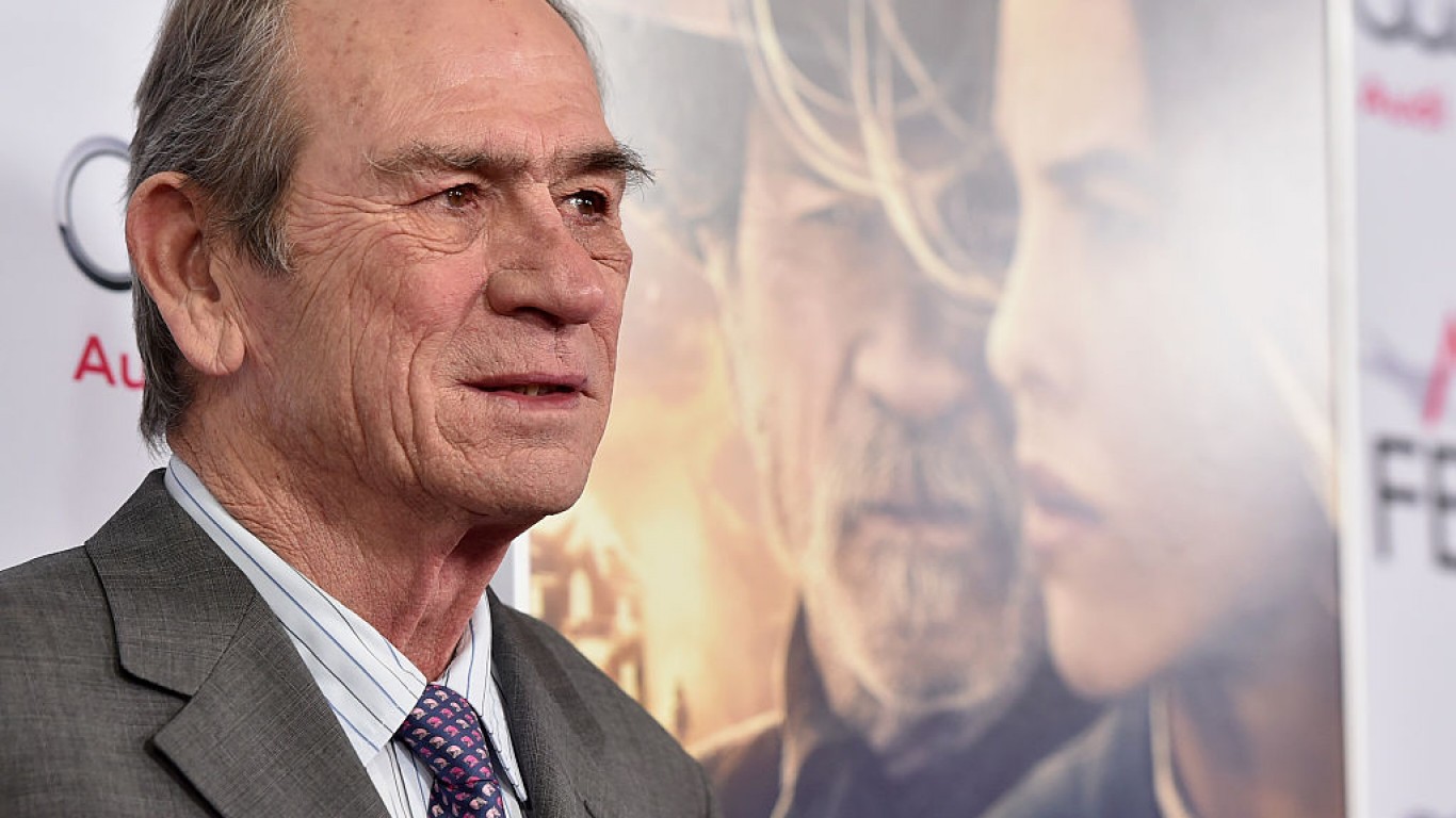 Томи Лий Джоунс на премиерата на