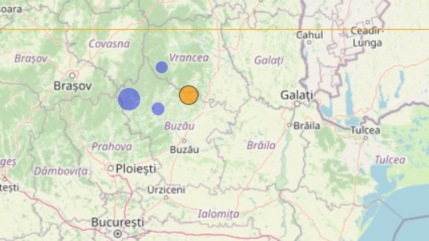 Две слаби земетресения в района на Вранча 