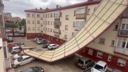Западна Европа в плен на урагана "Кърк" - наводнения, щети и транспортен хаос (видео)