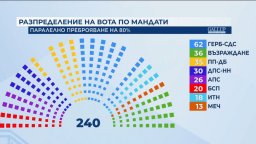 "Галъп" при 80%: "Възраждане" са втори в 8-партиен парламент, МЕЧ влизат, "Величие" - не