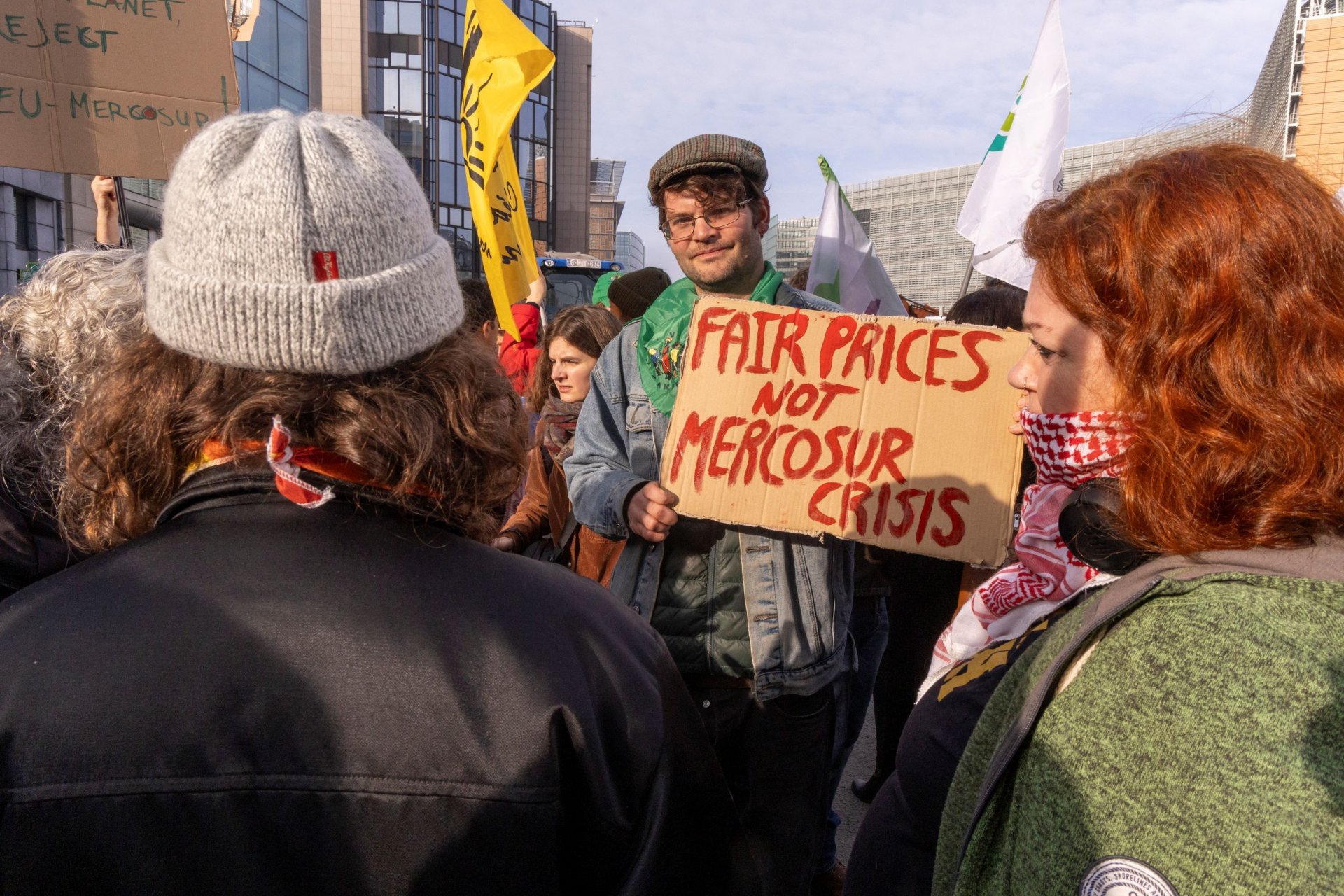 Фермерският протест в Брюксел