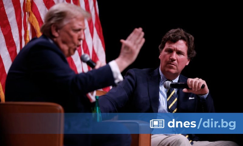 Президентът на САЩ Доналд Тръмп разкритикува популярния водещ Тъкър Карлсън