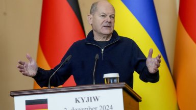 Напускащият поста канцлер на Германия Олаф Шолц призова днес да