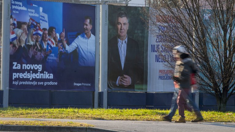 Хърватите гласуват за президент 