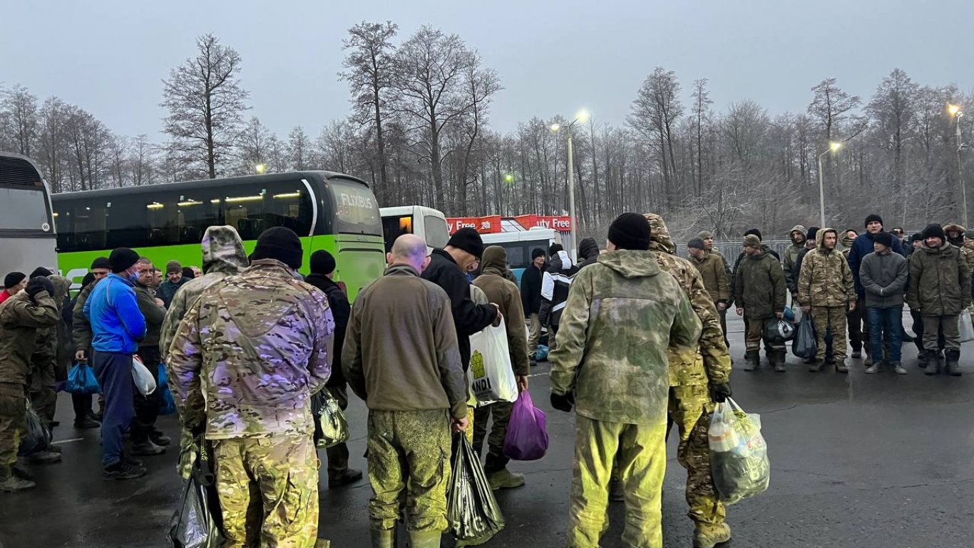 Освободените руски военнопленници при размяната с Украйна