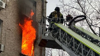 Атака с дронове срещу Киев в новогодишната нощ, Украйна отговори с обстрел по 2 руски области (видео)