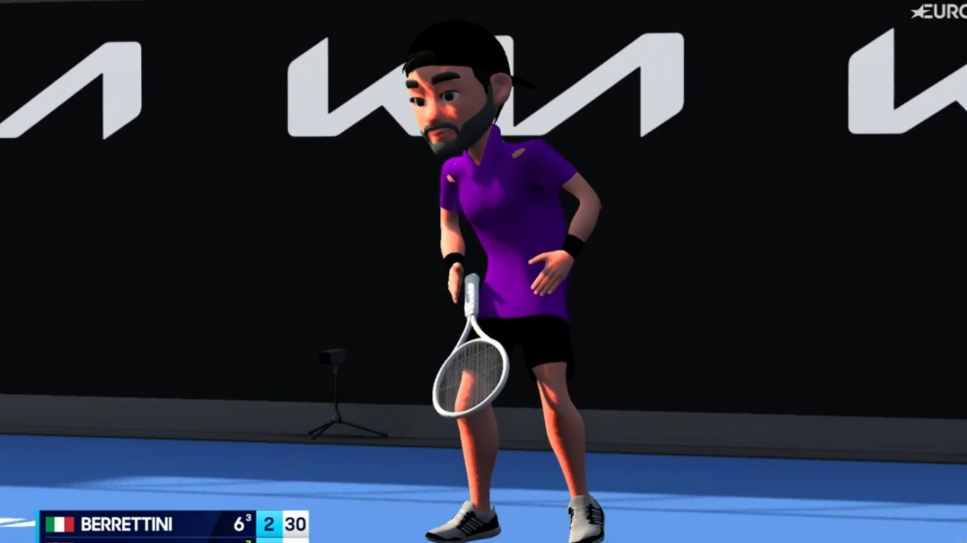 Защо Australian Open излъчва мачове под формата на анимация?