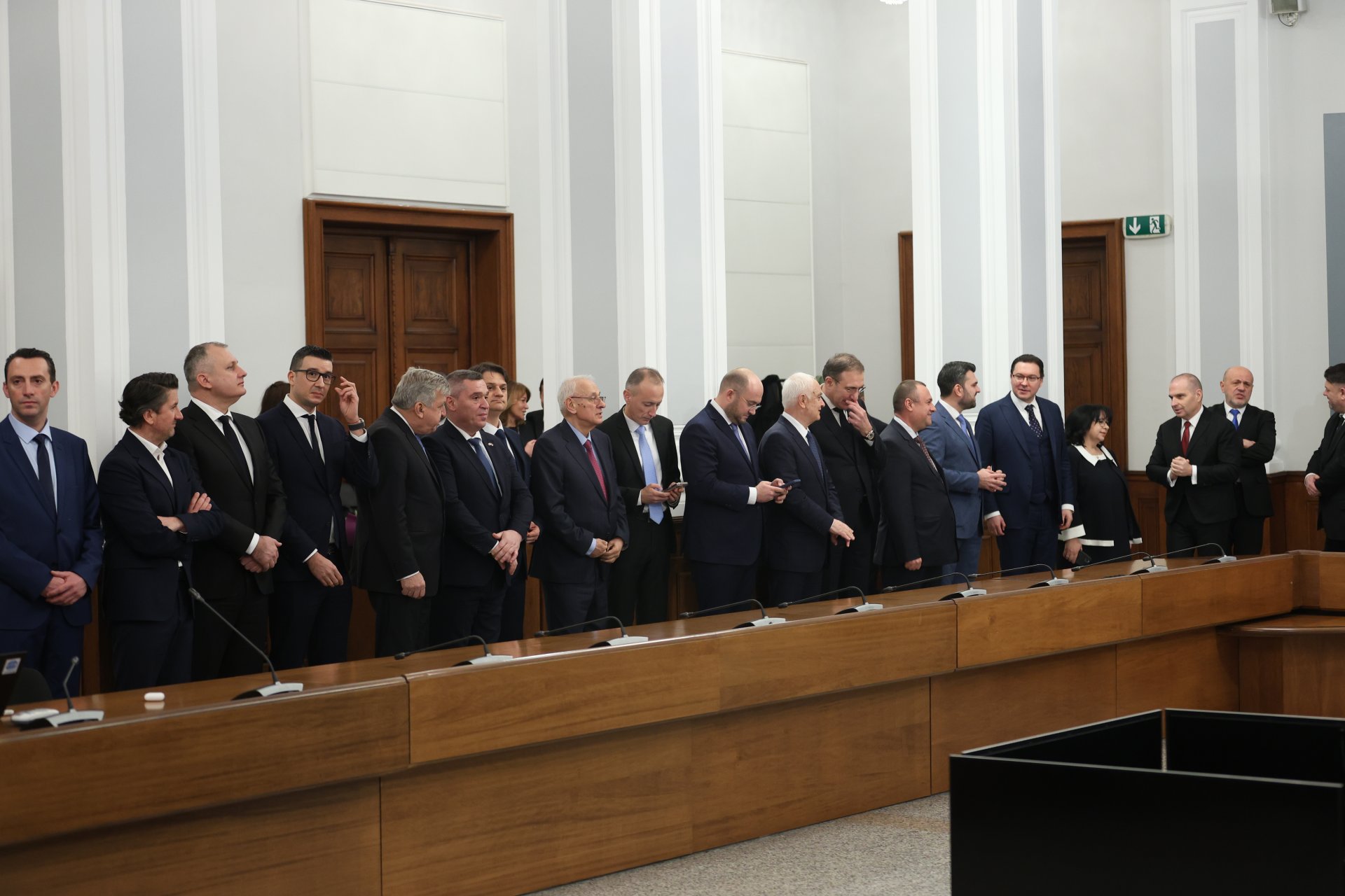 Новите министри на церемонията в Министерския съвет след клетвата в НС