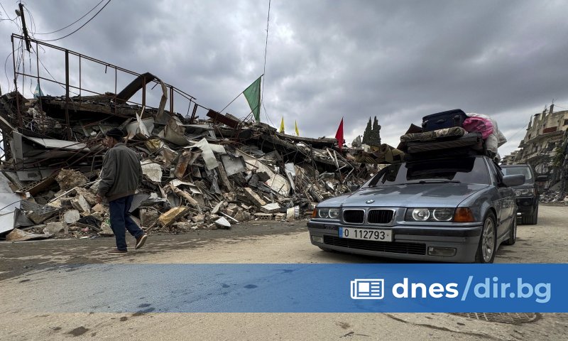 Израел удари цели в Южен Ливан с артилерия и от