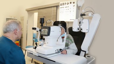 Клиниката по очни болести на ВМА вече разполага с нова апаратура за прегледи