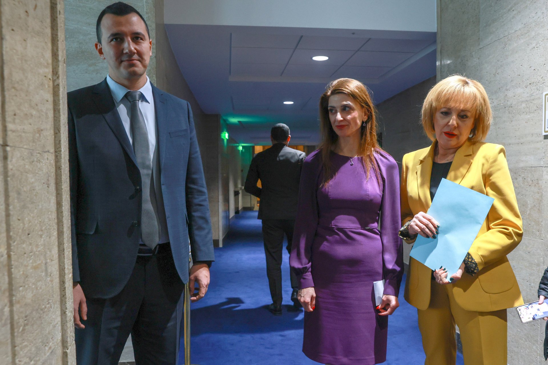 Нина Димитрова, Габриел Вълков и Мая Манолова