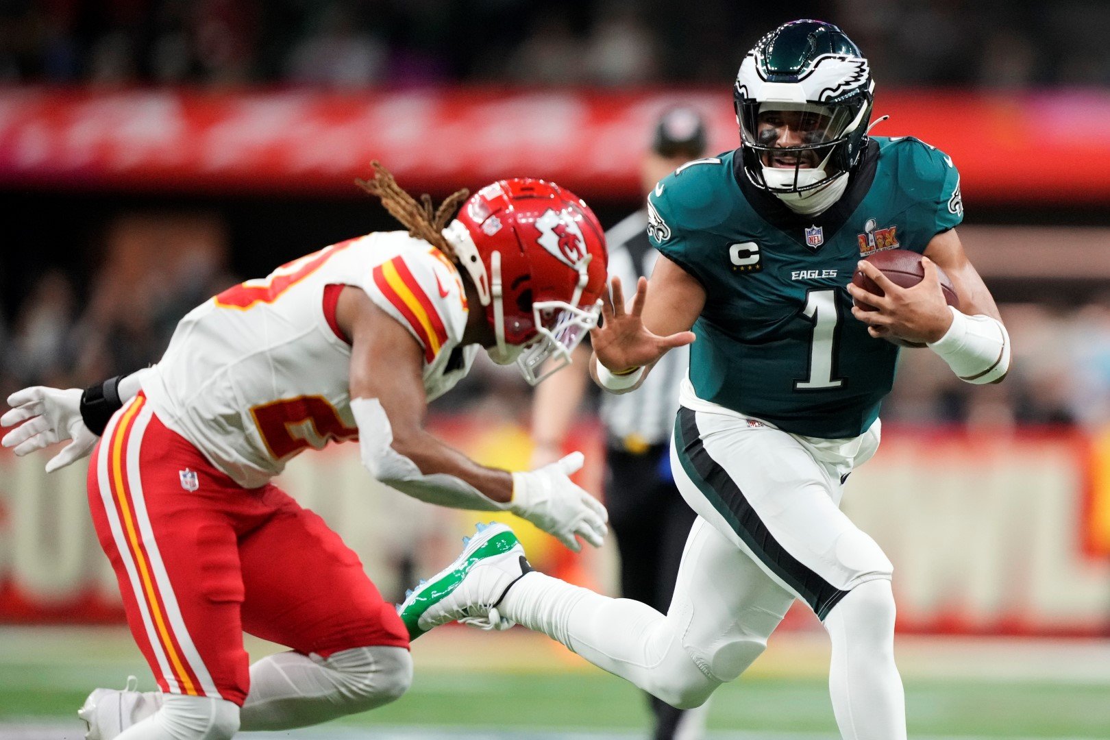 Играчът на мача - Джейлън Хъртс от Филаделфия