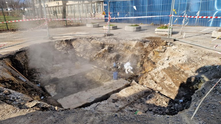 Аварии оставиха без парно голяма част от центъра на столицата