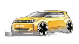 Volkswagen разкри външния вид на електрическия ID.1 с официални скици