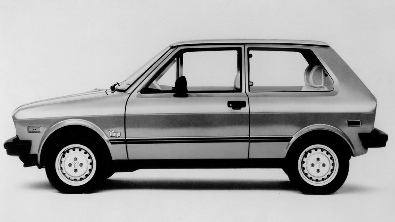 През 1985 г. малкият югославски автомобил Yugo стигна дори до САЩ