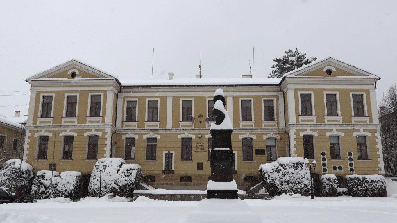 Площадът в Котел