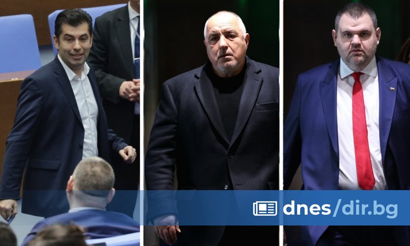 Лидерите на ГЕРБ и на ДПС-НН Бойко Борисов и Делян