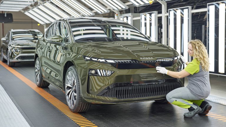 Започна производството на новите модели Skoda Enyaq и Enyaq Coupe