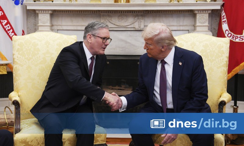 Британският премиер Киър Стармър ще се срещне днес с американския