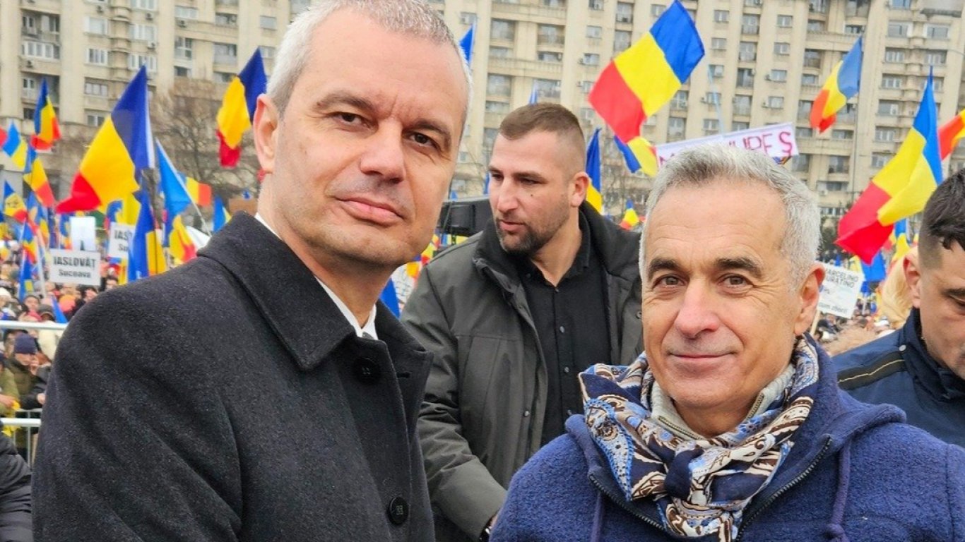 Костадинов на митинга на Джорджеску: Румъния е пример как един народ се бори за своята свобода