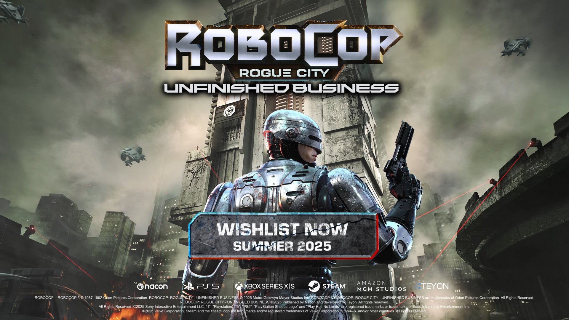 RoboCop се завръща с Unfinished Business – новото допълнение към RoboCop: Rogue City