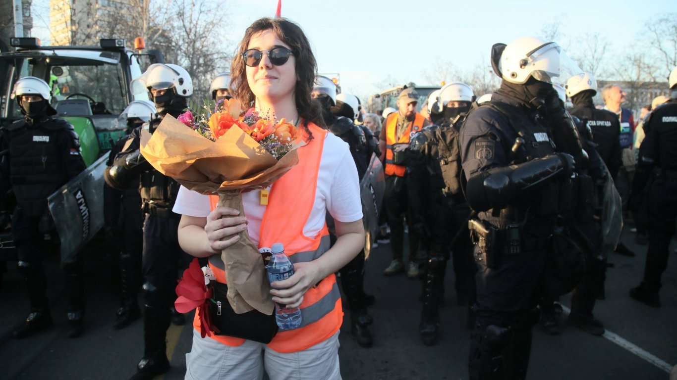 Протестът в Сърбия