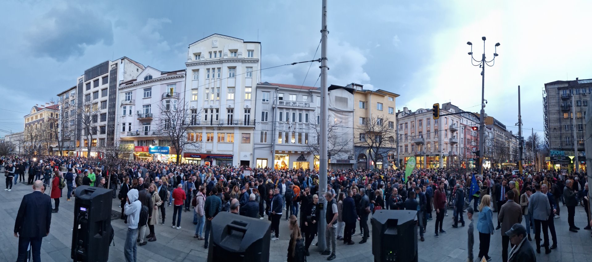 Протестът в София