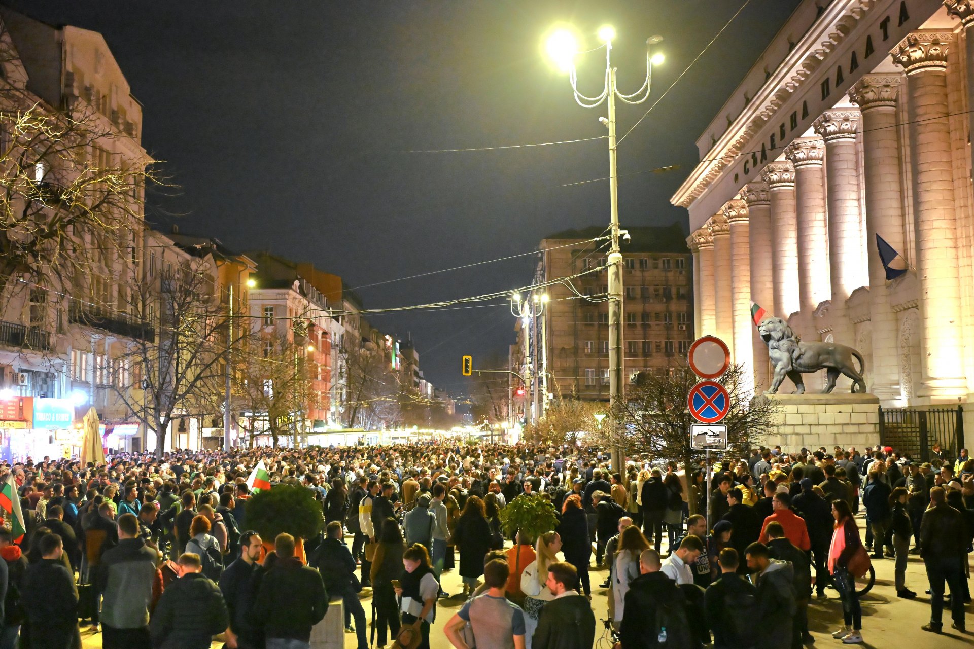 Протестът в София 