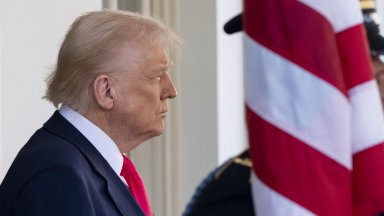 Президентът на САЩ Доналд Тръмп в интервю за телевизия Фокс