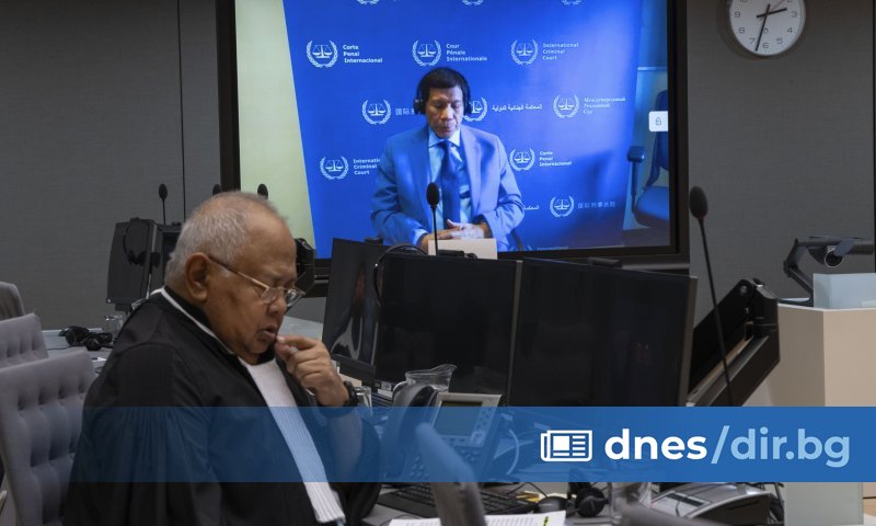 Бившият филипински президент Родриго Дутерте е бил отвлечен, преди да